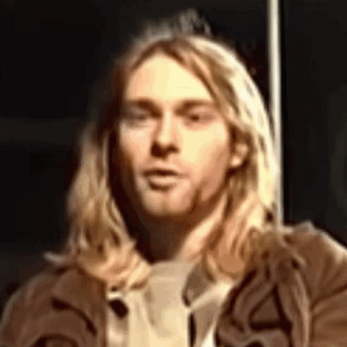 Kurt Cobain Nirvana GIF. This 498 x 498 animated GIF is part of our grunge aesthetic collection. Related themes include bleach, grunge. Created by exigmx…
