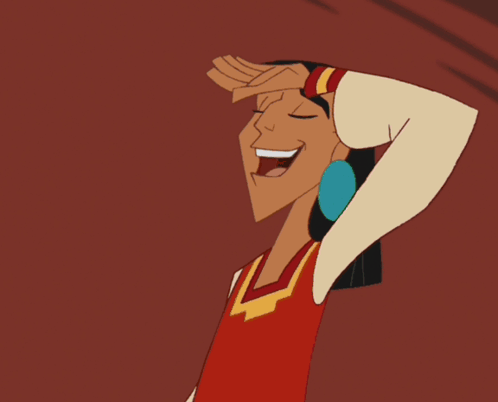 Kuzco Emperor GIF. This 498 x 402 animated GIF is part of our hand on chest collection. Related themes include facepalm, funny, reaction. Created by…