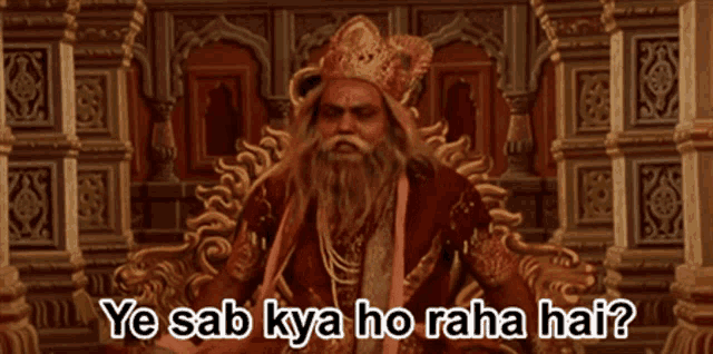 Kya Ho Raha Hai Duryodhan Jaane Bhi Do Yaaron GIF