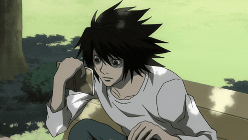 L Death Note GIF