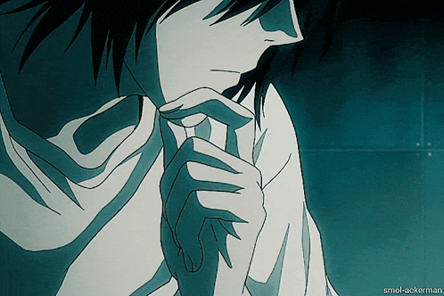 L Lawliet L Death Note GIF