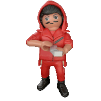 La Casa De Papel Playmobil Sticker