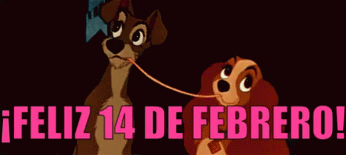 La Dama Y El Vagabundo Feliz 14 De Febrero GIF