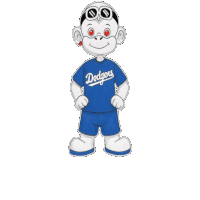 La Dodgers Sticker