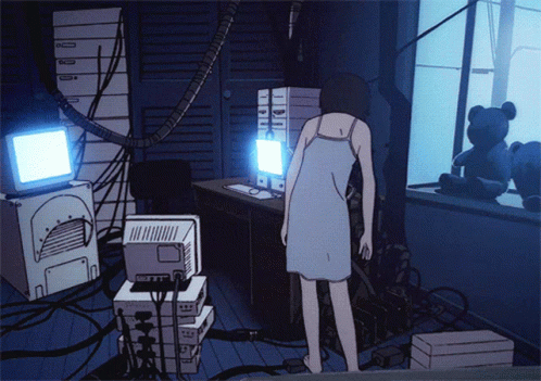 Lain Serial Experiments Lain GIF