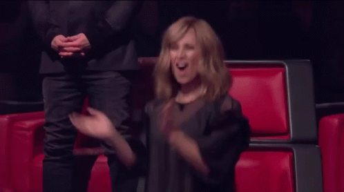 Lara Fabian Jumping GIF