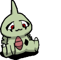 Larvitar Pokemon Sticker