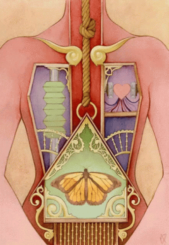 Las Mariposas En El Centro De Tu Ser Equilibran El Corazón Y La Materia GIF