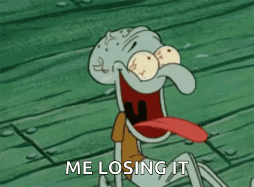 Laugh Squidward GIF