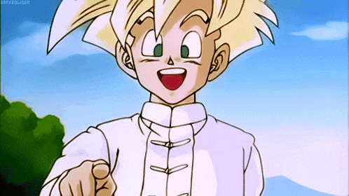 Laugh Ssj Gohan GIF