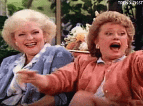Laughing Golden Girls GIF