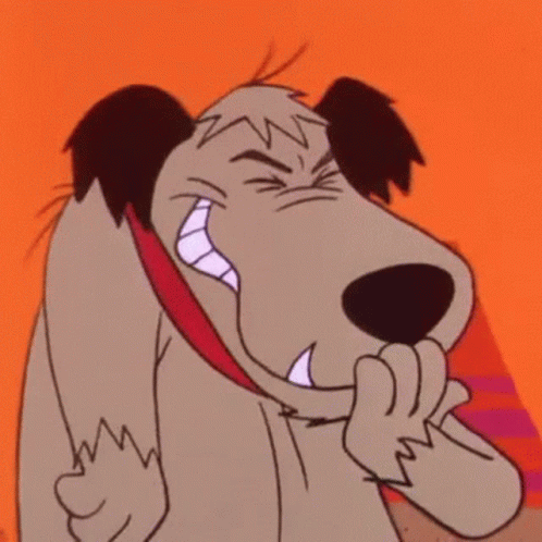 Laughing Muttley GIF