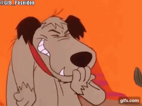 Laughing Muttley GIF