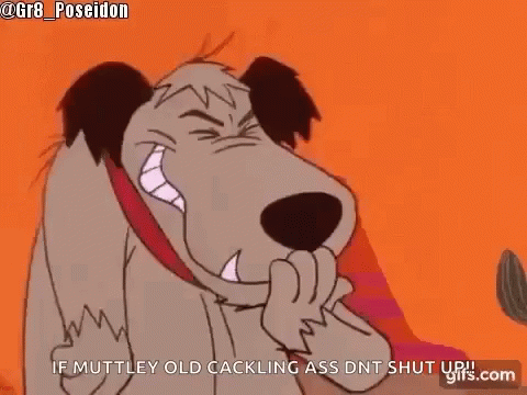 Laughing Muttley GIF