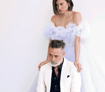 Lauren And Jeffrey Lauren Cohan GIF