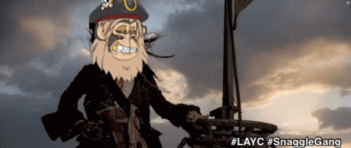 Layc Snaggle Gang GIF. This 498 x 210 animated GIF is part of our jack sparrow sinking boat collection. Created by lazysamurai_eth. View the original…