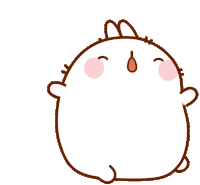 Lazy Day Molang Sticker