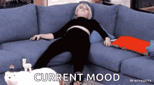 Lazy Girl GIF