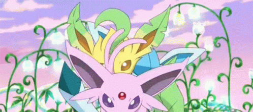 Leafeon Espeon GIF