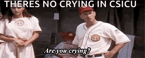 League Of Their Own Tom Hanks GIF. This 498 x 200 animated GIF is part of our theres no crying in baseball collection. Related themes include crying…
