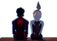 Lean On Me Miles Morales Sticker