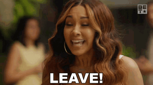 Leave Laila James GIF