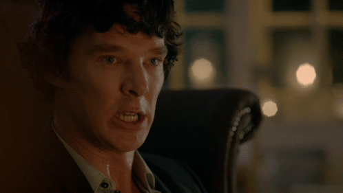 Leave Me Alone Sherlock GIF