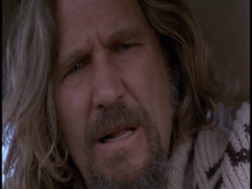 Lebowski What Did I See GIF