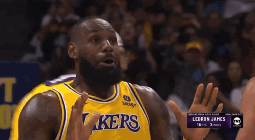 Lebron James Scared GIF. This 498 x 274 animated GIF is part of our lebron collection. Related themes include lebron james, nba, nervous. Created by…