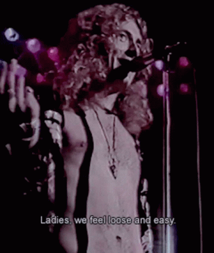 Led Zeppelin Loose And Easy GIF. This 421 x 498 animated GIF is part of our i am a golden god collection. Related themes include drunk, giggle, party time…