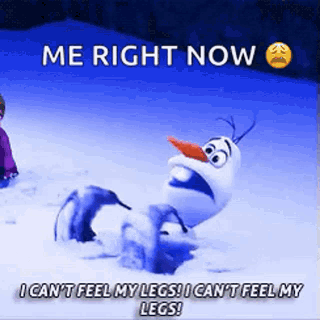 Leg Frozen GIF