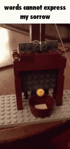 Lego Death Execution GIF. This 234 x 498 animated GIF is part of our firing squad collection. Created by Poopeater5000. View the original animation, share…