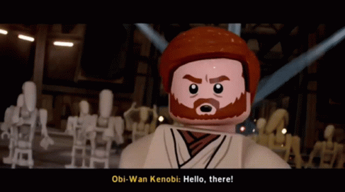 Lego Star Wars Obi Wan Kenobi GIF. This 498 x 278 animated GIF is part of our obi wan hello there collection. Related themes include hello, hello there…