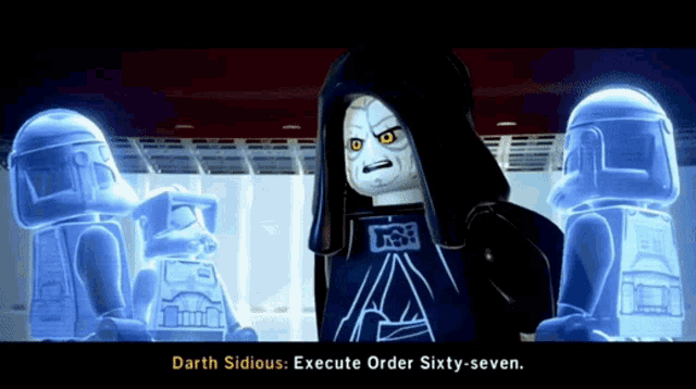 Lego Star Wars Palpatine GIF