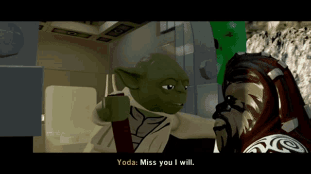 Lego Star Wars Yoda GIF