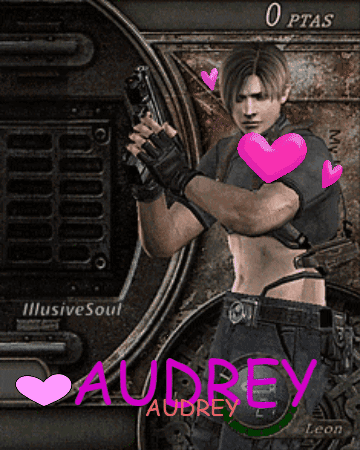 Leon Kennedy Audrey GIF
