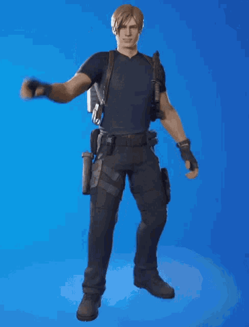 Leon Kennedy Nuh Uh GIF
