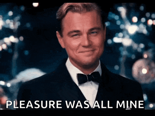 Leonardo Di Caprio Cheers GIF