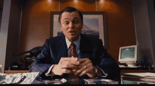 Leonardo Di Caprio Handsome GIF. This 498 x 277 animated GIF is part of our leonardo dicaprio wolf of wall street collection. Related themes include money…