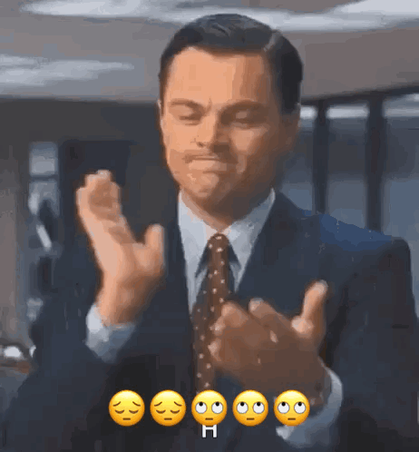 Leonardo Dicaprio Clapping GIF. This 462 x 498 animated GIF is part of our leonardo dicaprio wolf of wall street collection. Related themes include amazing…