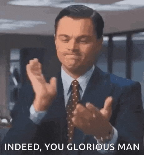 Leonardo Dicaprio Clapping GIF