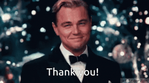 Leonardo Dicaprio Thank You GIF. This 498 x 278 animated GIF is part of our leo cheers collection. Related themes include smile, thank you. Created by…