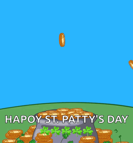 Leprechaun Pot Of Gold GIF