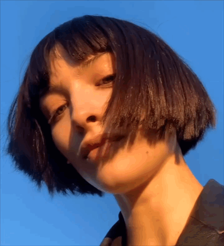 Lera Abova Bob Haircut GIF