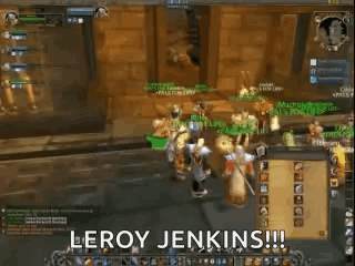 Leroy Jenkins World Of Warcraft GIF
