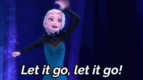 Let It Go, Let It Go! - Frozen GIF
