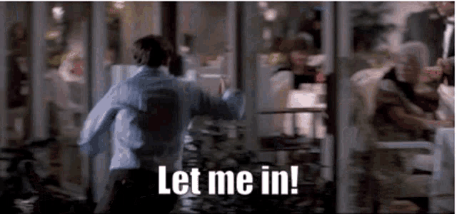 Let Me In Ghostbusters GIF