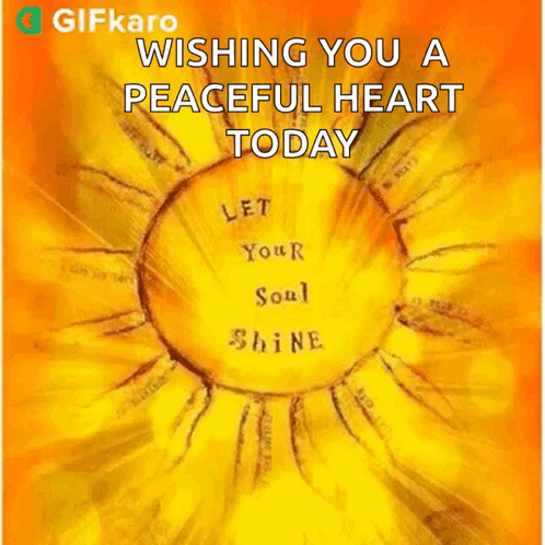 Let Your Soul Shine Gifkaro GIF