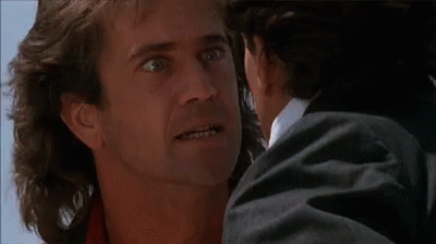 Lethal Weapon Mel Gibson GIF