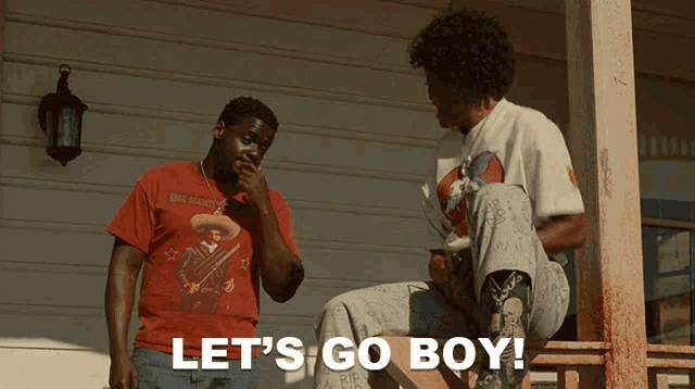 Lets Go Boy Yeah Oj Haywood GIF